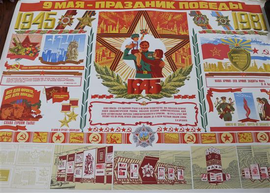 Soviet Union 1981 commemorative posters